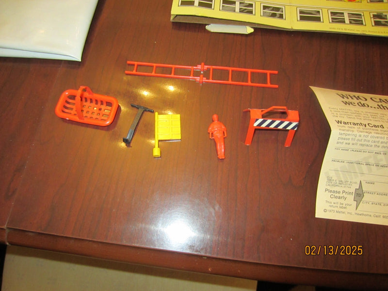 Vintage Mattel VertiBird Working Paramedic Rescue Helicopter Toy