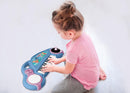 Disney Stitch Kids' Electronic Piano with Colorful Light Effects in Blue and Purple