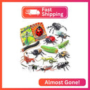 13-Piece Educational Insect Toy Set with Booklet and Gift Packaging