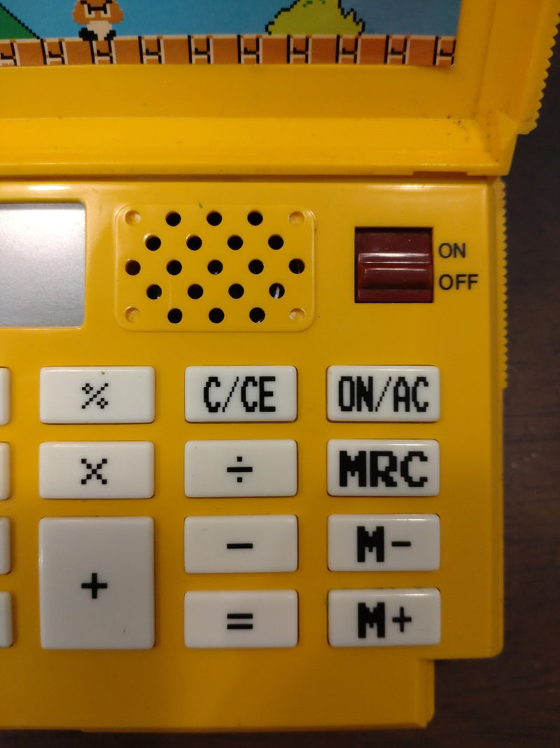 Family Computer Calculator 2005 Nintendo Cartridge Super Mario Game