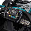Mercedes F1 12V Electric Ride-On Car for Kids with Remote Control, 3.5 MPH, Black