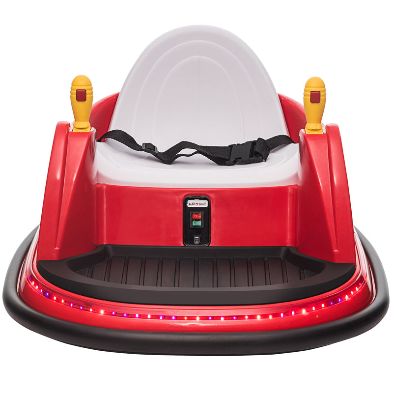 6V Electric Ride-On Bumper Car with Remote Control for Kids and Toddlers