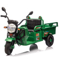 12V Electric 3-Wheel Cargo Trike for Kids with LED Lights and Music