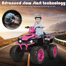 12V Electric ATV for Kids, Battery-Powered 4-Wheeler Ride-On for Toddlers