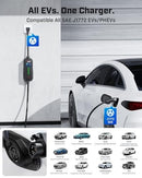 2026 Enhanced Level 1 & 2 Charger Compatible with All J1772 Electric Vehicles, NEMA5