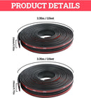 22Ft T-Shaped Rubber Windshield Seal Strip for Cars