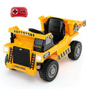 Kids Electric Dump Truck with Bluetooth Music, LED Lights, and Smooth Start