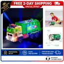 Bump & Go Interactive Garbage Truck Toy with Lights and Sounds for Kids 3+