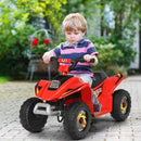 Red 6V Electric Quad ATV for Kids - 4-Wheel Ride-On Toy