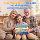 Sinoome Interactive Phonics Flip Book and Flash Card Word Family Collection
