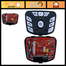 24V Black Electric Ride-On Car for Children with Central Control and Music Features