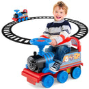 Battery-Powered Kids Electric Train Set with Track, Lights, and Sounds