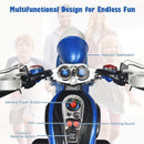 3-Wheel Electric Motorcycle for Kids, Blue