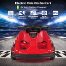 6V Battery Operated Electric Go Kart with Remote Control and Safety Features