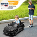 Mercedes Benz AMG GTR 12V Kids Electric Ride-On Car, Black