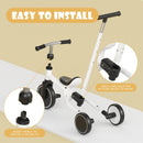 KORIMEFA KF-T03 Versatile 5-in-1 Tricycle for Children Aged 1-3 with Parent Push Handle