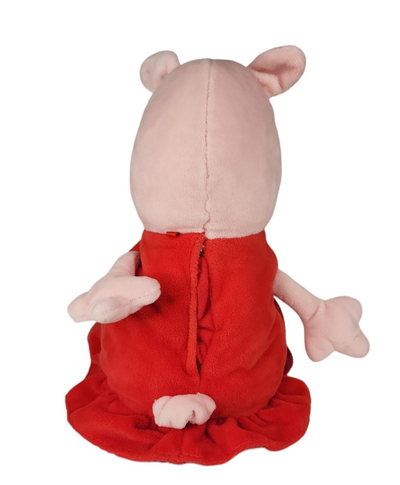 Talking Peppa Pig Doll with Whistle and Light-Up Cheeks 12-Inch Deluxe Set