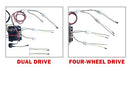 24V DIY Wire Harness Upgrade Kit for Children's Electric Ride-On Toys, 2.4G Switch Control B