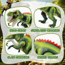 RC T-Rex Dinosaur Toy with 7 Color Spray and Forward Movement for Ages 3+