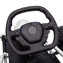 White 24V Electric Drift Go Kart for Children Aged 8 to 12 with Dual Speed Options