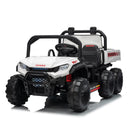 24V 4WD Off-Road Kids Dump Truck with Parental Remote Control and 3 Speed Settings