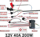 12 Volt High-Power DIY Electric Wheel with Modified Wires for Children