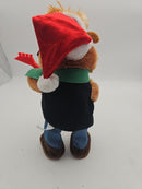 Animated Guitar Playing Cow with Jingle Bells Dance