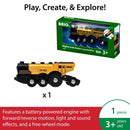 Radiant Power Locomotive - Electric Toy Train Featuring Lights & Sound