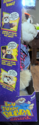 Vintage 1997 Tyco Real Talkin' Bubba Bear Plush Talking Stuffed Animal