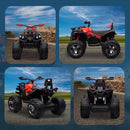 Aosom 12V Children's Electric ATV Quad Ride-On Vehicle 5 MPH Red