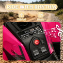 Pink 12V Kids ATV 4-Wheeler with 4 Spring Suspension and LED Lights