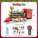 Smoke-Emitting Remote Control Steam Engine Train Set