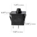 Set of 2 Plunger Type Foot Pedal Switch Accelerators for 12V and 6V Power Wheels