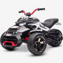 MUKIDY 12V Ride-On Police 3-Wheel Motorcycle for Kids Ages 3 and Up