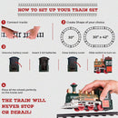 Battery-Powered Electric Train Set for Children Aged 4-8