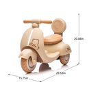12V Electric Motorcycle Scooter for Kids with Parental Control