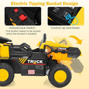 OLAKIDS 12V Ride-On Construction Truck for Kids