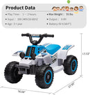 6V Electric Quad ATV Ride-On Car for Kids