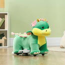 Battery-Operated 6V Ride-On Horse for Kids with Music