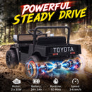 Toyota FJ45 Pick Up Electric Ride-On Truck for Kids, 24V, Black