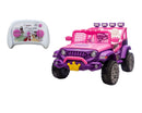 Disney Princess Pink 12V Remote Control SUV for Kids - 2-Seater Ride-On