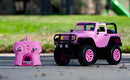 Girlmazing Pink 1:16 Jeep Wrangler Remote Control Car for Kids
