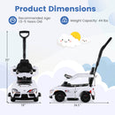 Toyota Licensed Push Car with Parental Control Handle and Safety Features