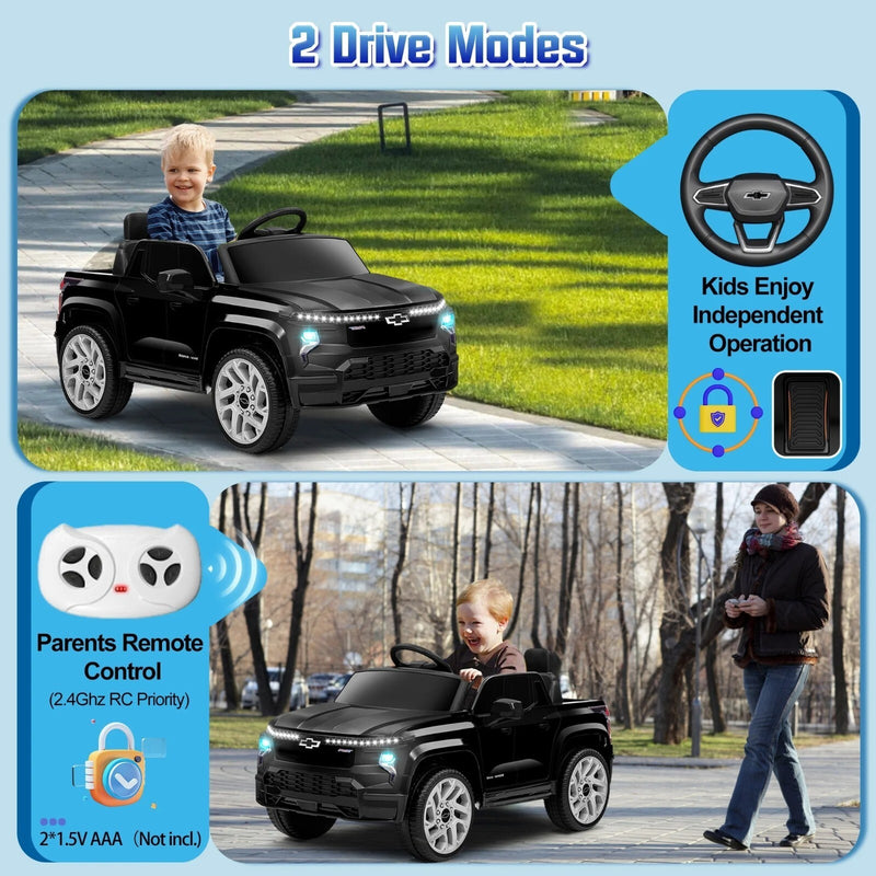 Chevrolet Silverado 24V Electric Kids Ride-On Truck with Remote Control Toy