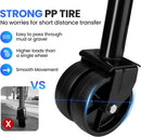 2000 Lbs Dual Wheel Trailer Jack, Compatible with 20-24V Cordless Drills, 12" Lift