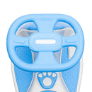 12V Electric Wiggle Car for Kids with Bluetooth Music - Blue