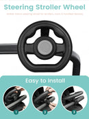 Detachable Fun Steering Wheel for Strollers and Carts