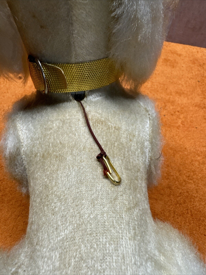Vintage 1960s Battery Operated Walking Poodle Dog Toy from Japan