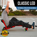 EzyRoller Classic Red Ride-On Toy with LED Wheels for Ages 3-12