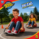 Flying Turtle Sit Skate Racer for Kids, Red